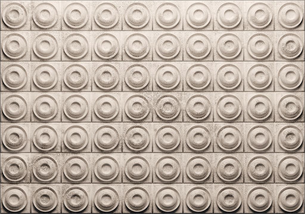 Vlies Fototapete 450x315 cm Tapeten Wandtapete XXL Abstrakt Mosaik beige Ornament f-A-0860-a-a