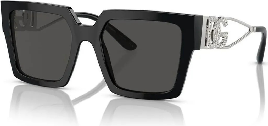 Lunettes de Soleil DG 4446B 501-87 Verres Gris et Monture Noire 53 mm