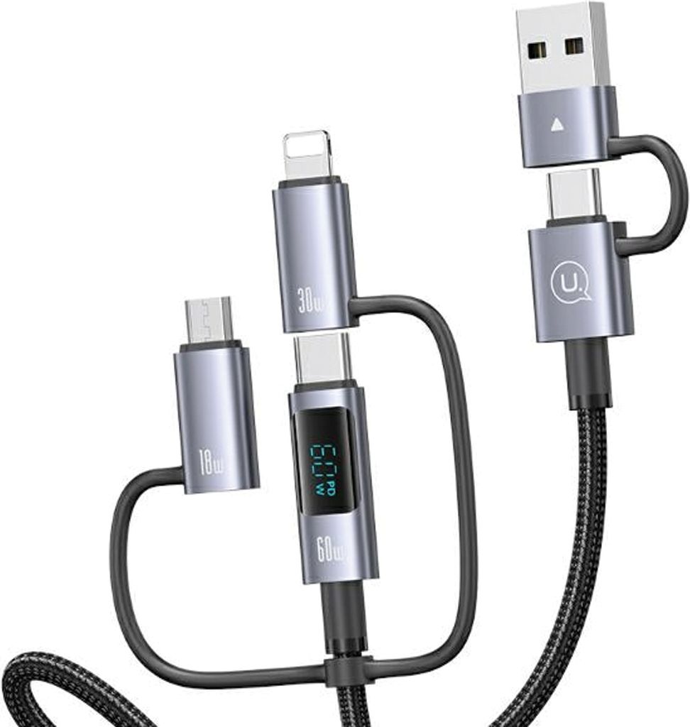 Usams Kábel 60W 6W1 Digitálny Displej Dátový Kábel Sufeng Obrázok produktu 