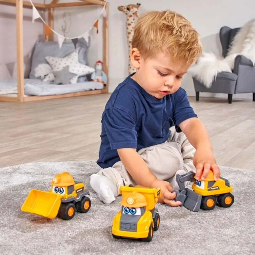 Simba Dickie ABC Builder Team 204112010 - Véhicule de Chantier Bébé 25cm - 2