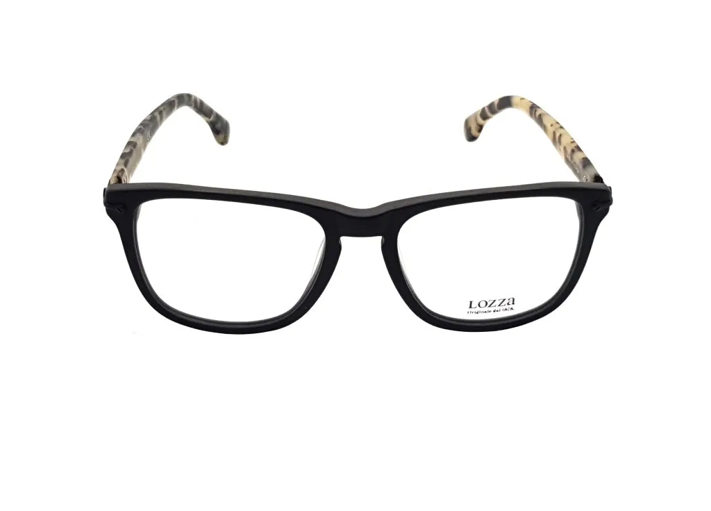 Lunettes de Vue Lozza VL4055 Monture Rectangulaire pour Homme Élégant
