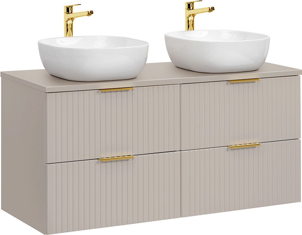 Waschtisch 120cm, in kaschmir, ADELAIDE-56-CASHMERE