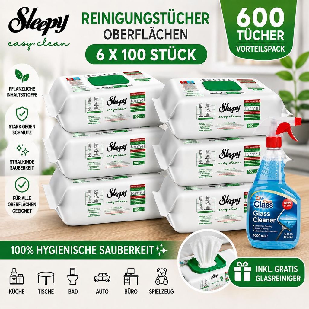 Sleepy Reinigungstücher für den täglichen Produktbild 