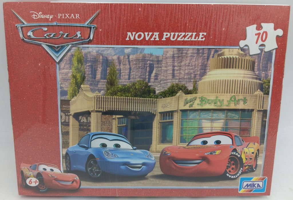 MIKA Puzzle Lightning McQueen und Sally Disney Cars 70 Teile PIXAR