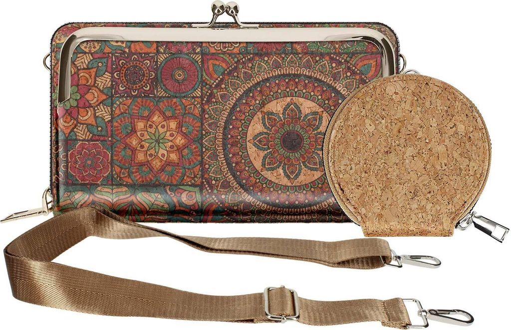 Avizar, Korktasche, MandalaVibe Collection, Reißverschluss Produktbild 