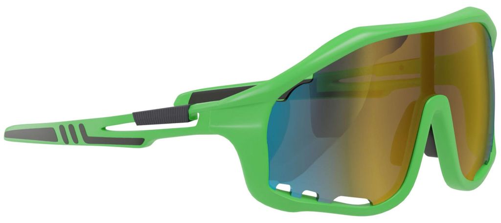 Sport Sonnen Brillen Biker Damen Herren Visir Shield Design 30695 Green