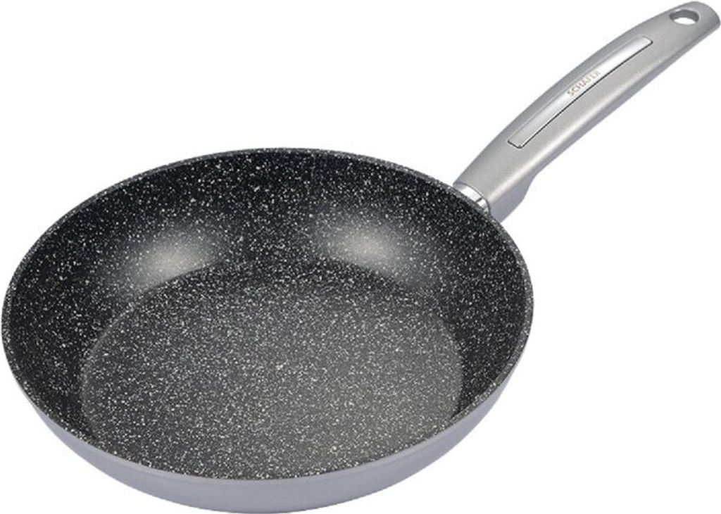 Schäfer Pfannen Hochwertiges Kochgeschirr – Für Perfektes Kochen und Braten Bratpfanne Ø28cm Metallic Silver