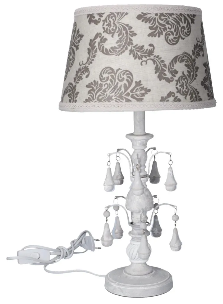 Lampe de lecture shabby chic pour table de chevet ambiance cocooning