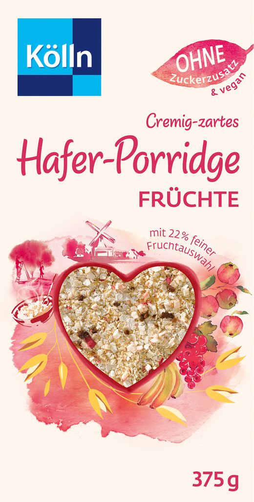 Kölln Porridge Avoine Fruits crémeux et tendre avec une Image du produit 