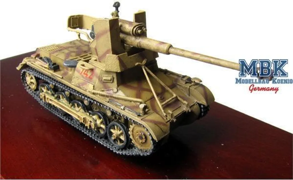 Char PANZERSTAHL 89004 7,5 cm StuK40 sur Panzer I au 1/72 Exclusive