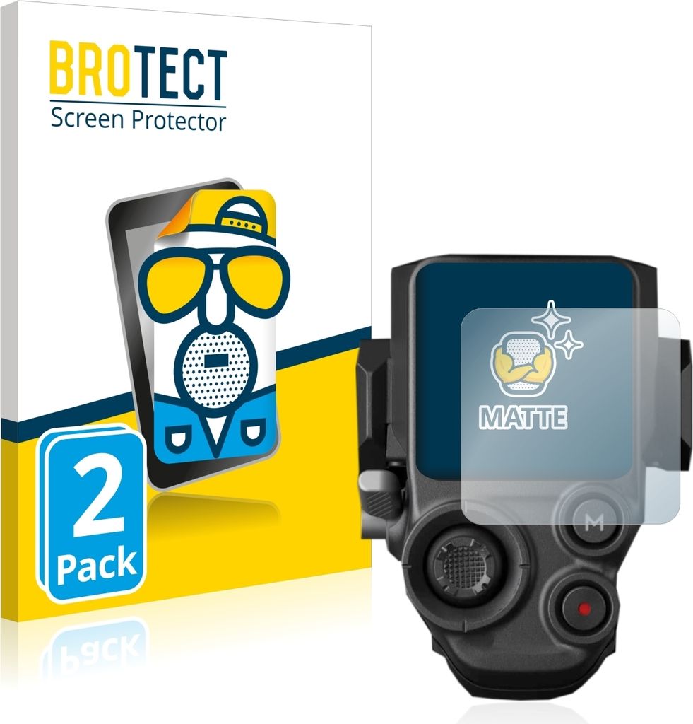 2x BROTECT Schutzfolie für DJI RS 3 Pro / 4 Pro Displayschutz Displayschutzfolie Folie Matt Entspiegelungsfolie