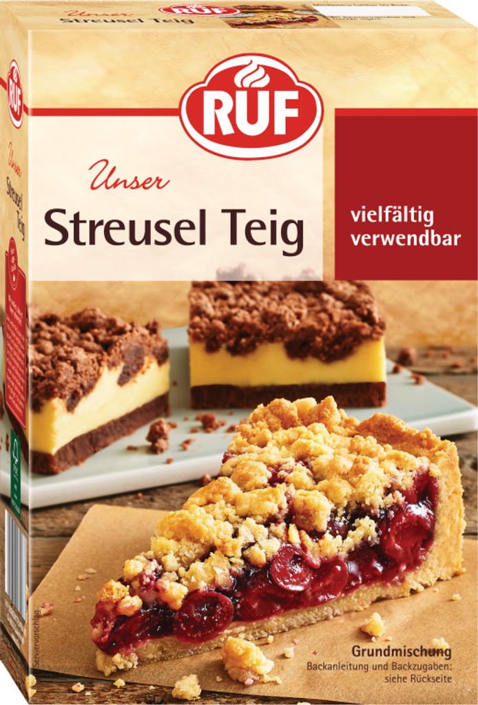 RUF Streusel Teig Backmischung Produktbild 
