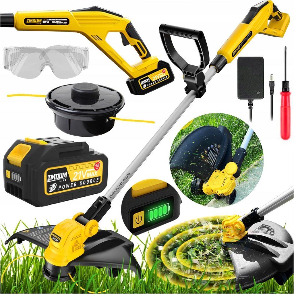 Podkaszarka akumulatorowa IMOUM 700W 4Ah 21V Zdjęcie produktu 