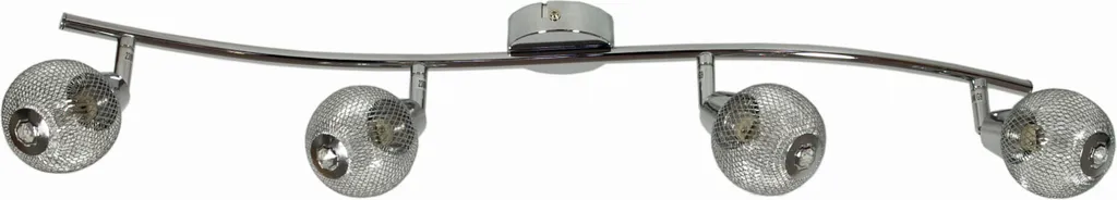 Plafonnier Moderne Chrome Candellux NOVEL 94-06981 pour Salon ou Cuisine