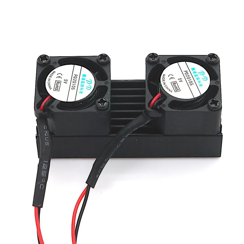 Double Ventilateur Raspberry Pi Dispositif Refroidissement Actif