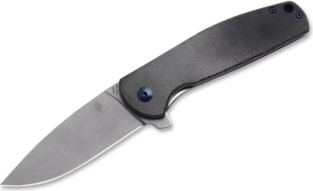 Couteau Gemini Micarta Noir : Solution Robuste pour Usage Intensif EDC