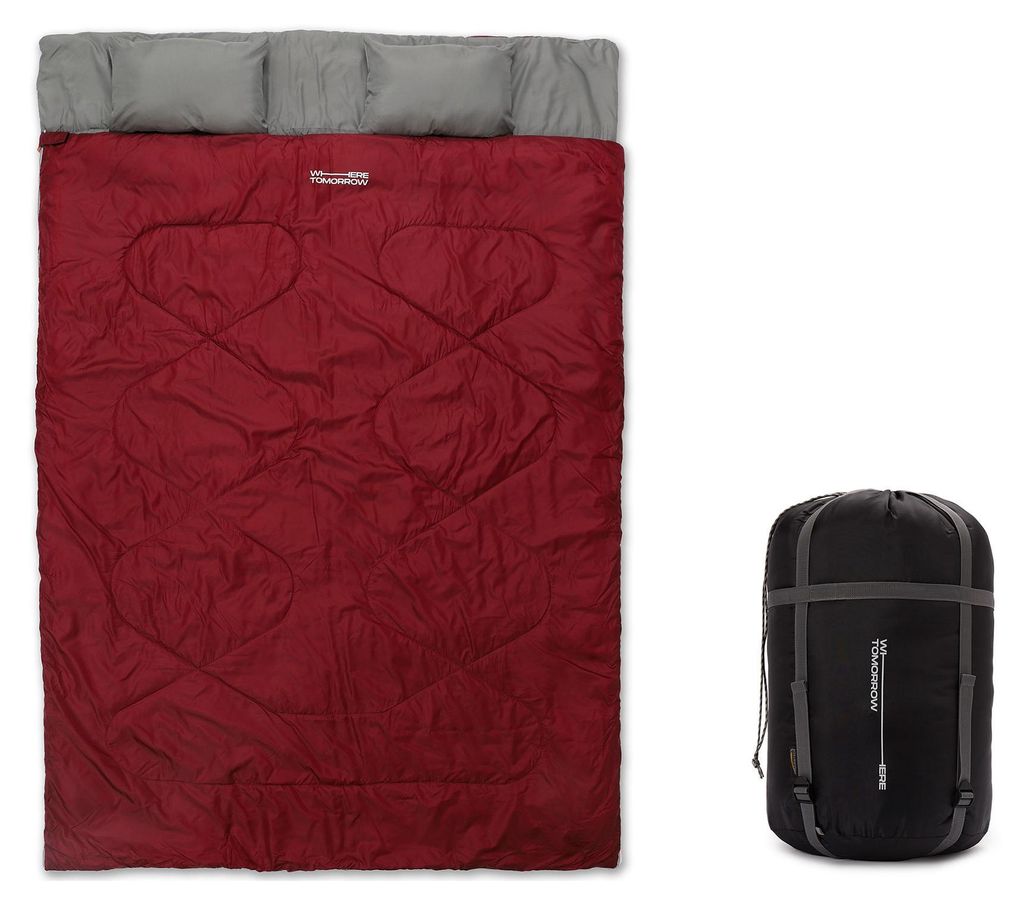 WHERE TOMORROW Sac de couchage double 190 x 150 cm | Sac de Image du produit 