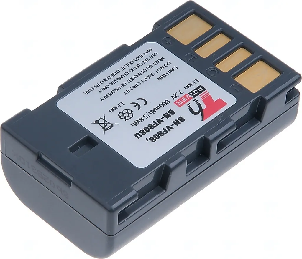 Batteria JVC BN-VF808 T6 Power 800mAh | Ricambio Video Affidabile