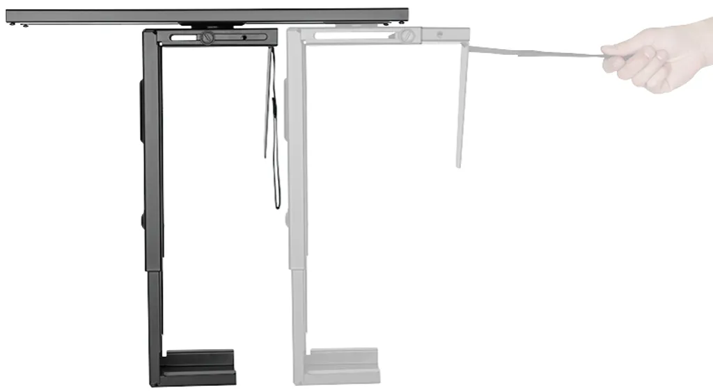 Supporto CPU LogiLink EO0004 Sottotavolo - Metallo Robusto e Girevole - 4