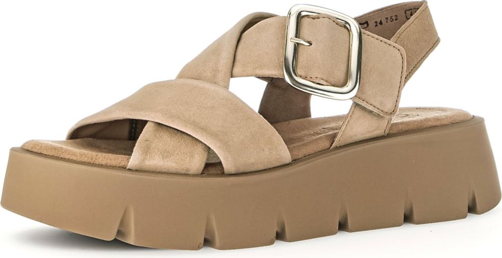 Gabor Sandalette 4.752.14, Rauleder, Braun, Damen Produktbild 