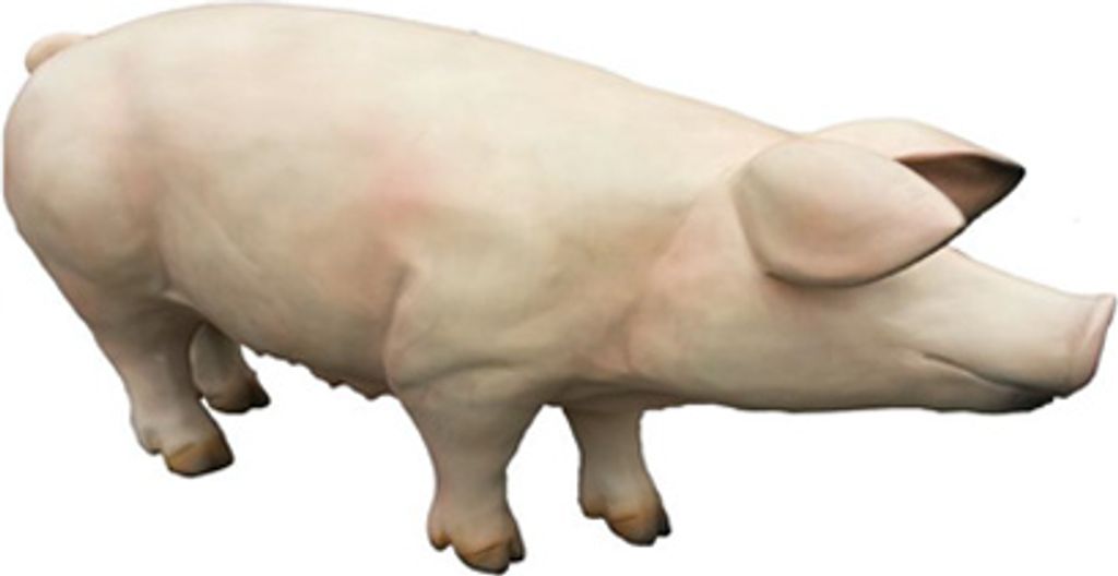 Dekoration Garten Figur Statue Figuren Statuen Deko Neu Skulpturen Schwein 130cm
