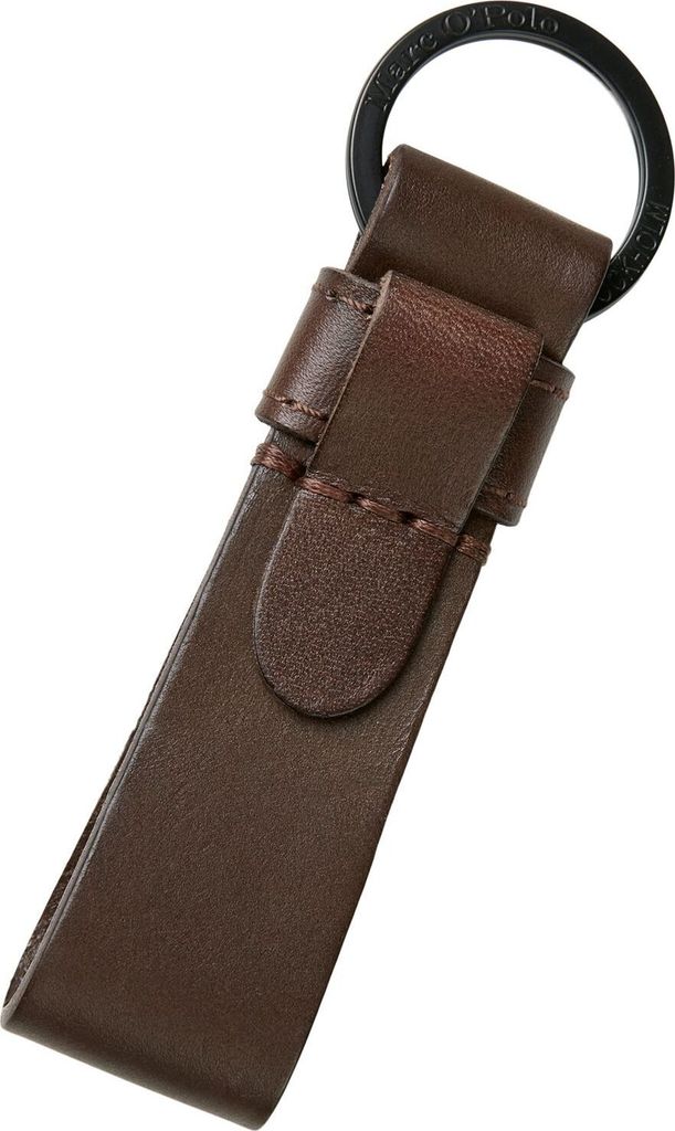 Marc O'Polo Schlüsselanhänger Toby Key Ring Derby Brown dunkelbraun