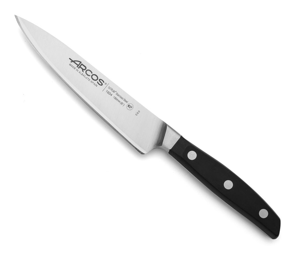 COOK'S KNIFE MANHATTAN - Messer mit breiter Klinge, glatter Schneide, stabil und stark. Mehrzweckmesser.