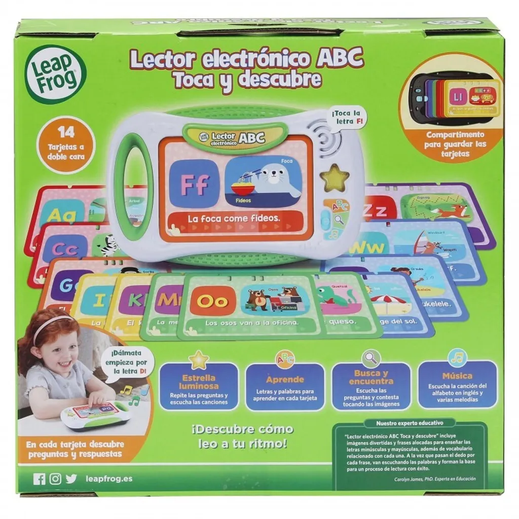 Livre interactif ABC Touch & Discover Reader VTech d'éveil linguistique 2+