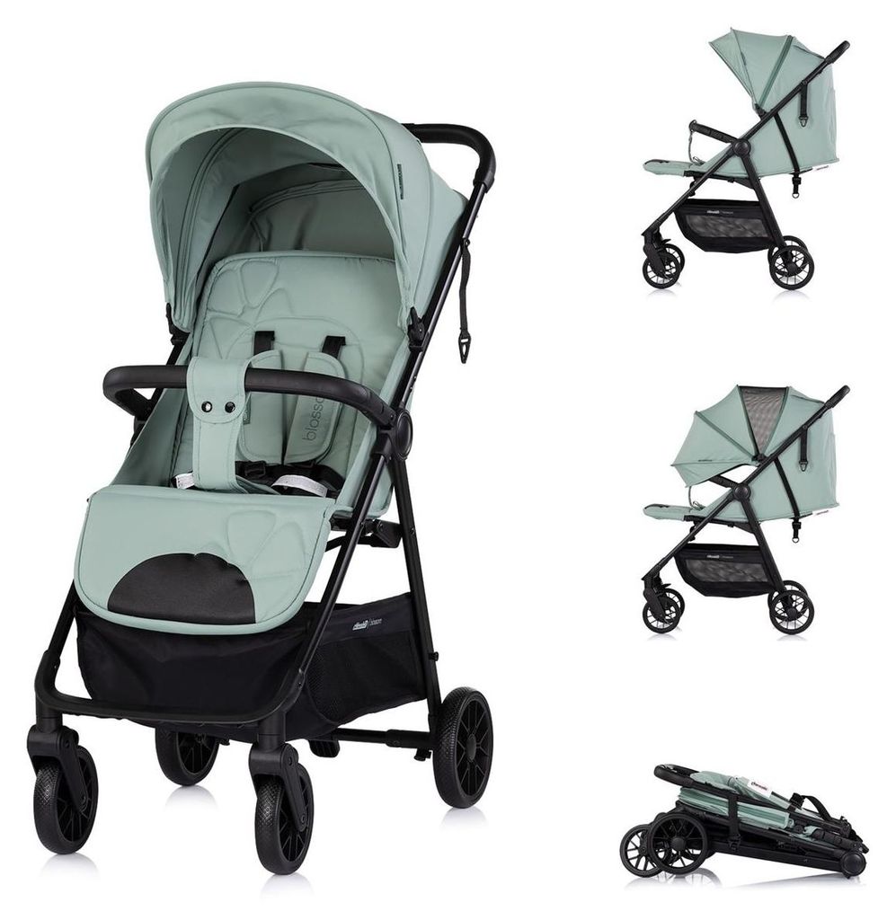 Chipolino Kinderwagen Blossom Stoßdämpfer verstellbare Produktbild 