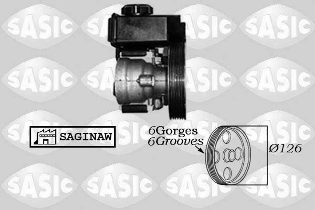 Direction dure sur 206 ? Pompe hydraulique SASIC 7070009 OE 40076E