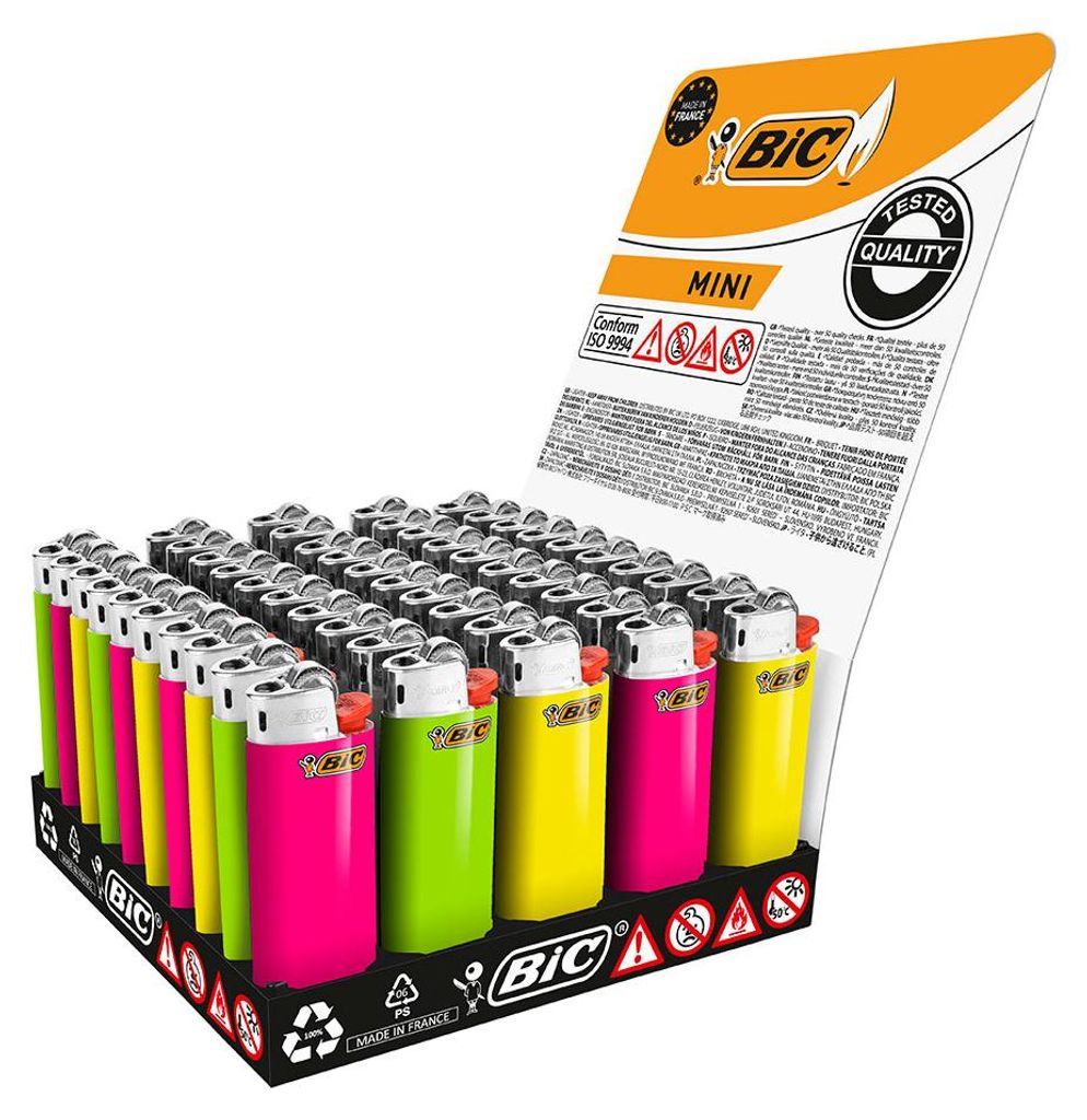 Briquet Mini, à Pierre, Tons Fluorescents, Couleurs Image du produit 