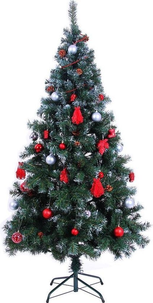 CASARIA® Weihnachtsbaum künstlich 180 cm Schnee-Optik und Produktbild 11