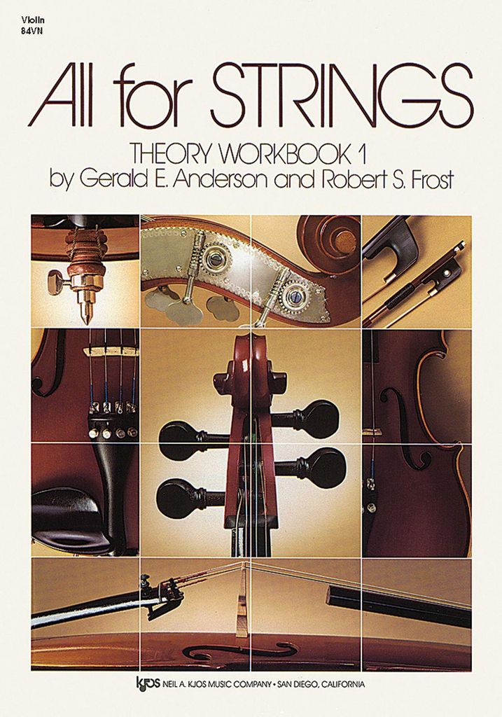 All For Strings Theory Workbook 1 Violin – Lingua: Inglese