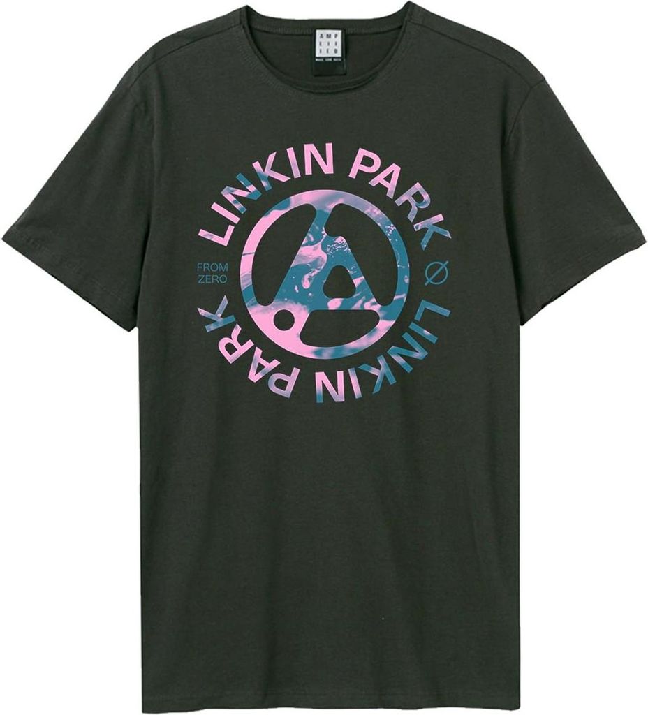 Amplified - "From Zero Camo Spill" T-Shirt für Herren/Damen Uni GD4128 (XL) (Holzkohle)