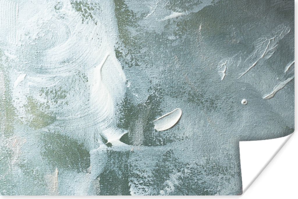 MuchoWow Poster Acrylfarbe - Strukturen - Abstrakt 120x80 cm - Bilder