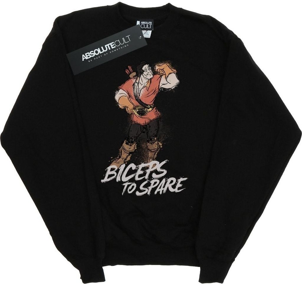 Disney - "Beauty And The Beast Biceps To Spare" Sweatshirt für Herren BI16453 (3XL) (Schwarz)