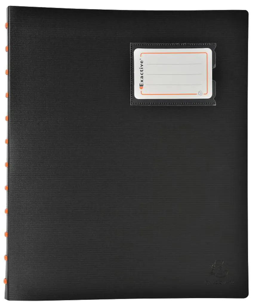 Porte-vues Exactive A4 Noir Exacompta pour Organisation de Conférences