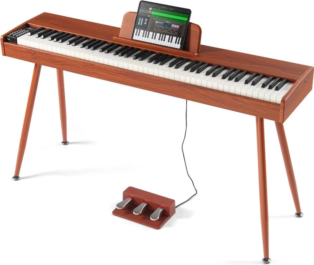 Piano numérique support stable 4 pieds et 88 touches toucher dynamique