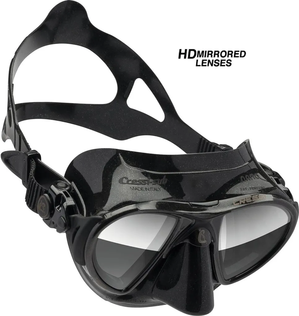 Cressi Nano Black HD : Masque Idéal pour Chasse Sous-Marine et Apnée