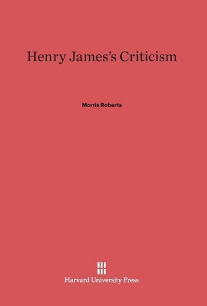 Henry James's Criticism