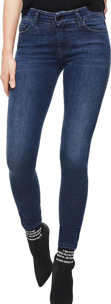 Diesel Slandy 0890K Damen Jeans Slim Straight