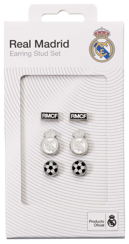 Real Madrid Set 3 Paar Ohrringe