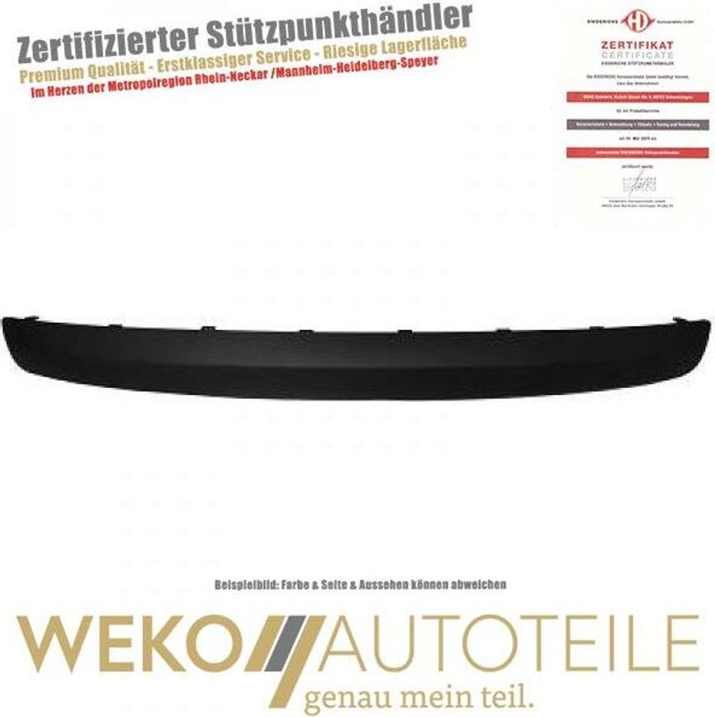 Zier Schutzleiste Stoßstange hinten DIEDERICHS 4226067 für PEUGEOT