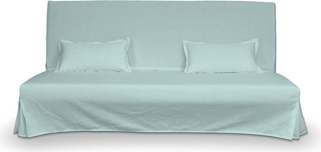 Dekoria Bezug für Beddinge Sofa, lang mit zwei Kissenhüllen, hellblau, Bezug für Beddinge