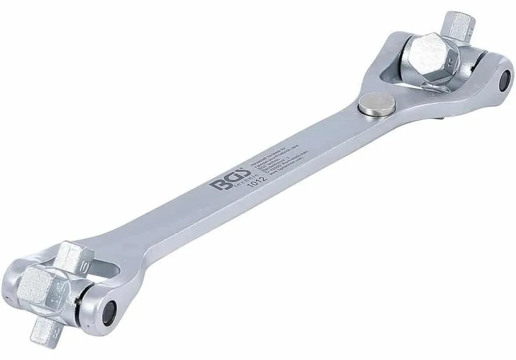 Clé de Vidange Multifonction 8-en-1 D-Work - Acier Robuste Pro