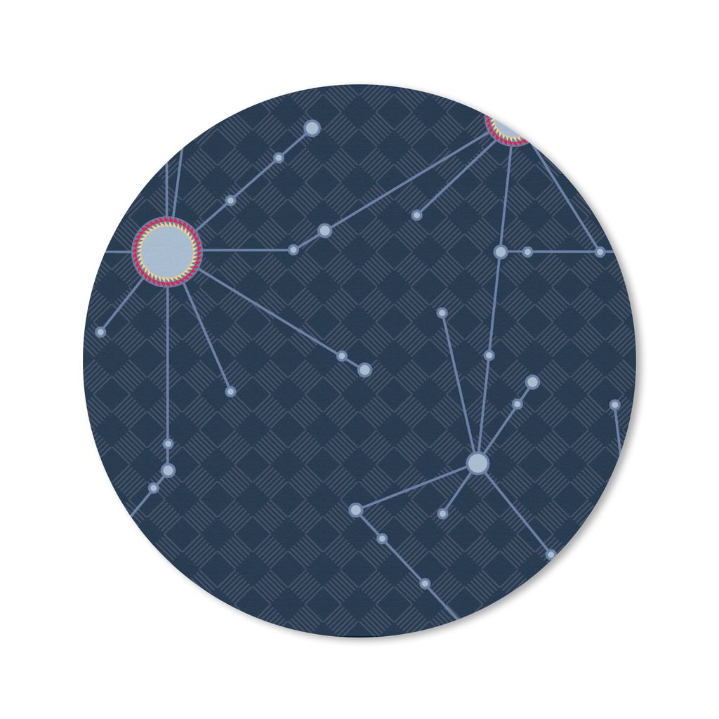 MuchoWow Mauspad Mousepad Weltraum - Astronomie - Muster 20x20 cm - Mousepads - Maus Mat - Pad - Mausunterlage - Schreibtischmatte