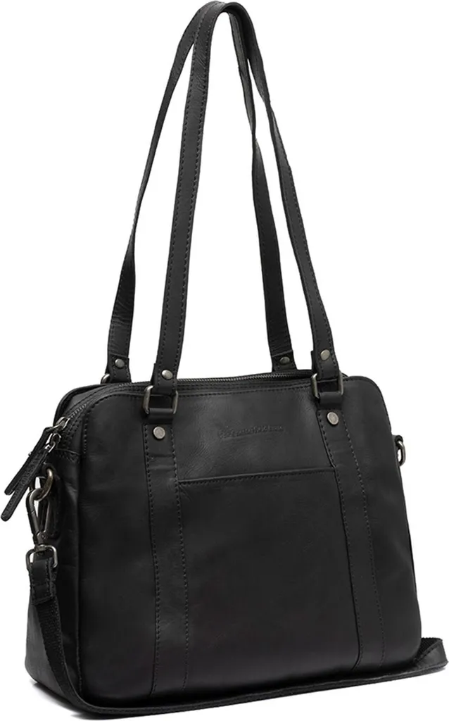 Borsa a Tracolla Porlezza Black - The Chesterfield Brand | Pelle Vera Nero