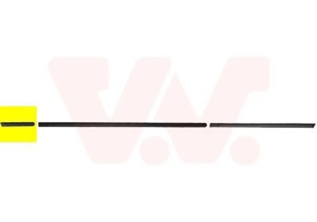 Moulure de protection aile avant gauche BMW Série 3 - Pièce VAN WEZEL