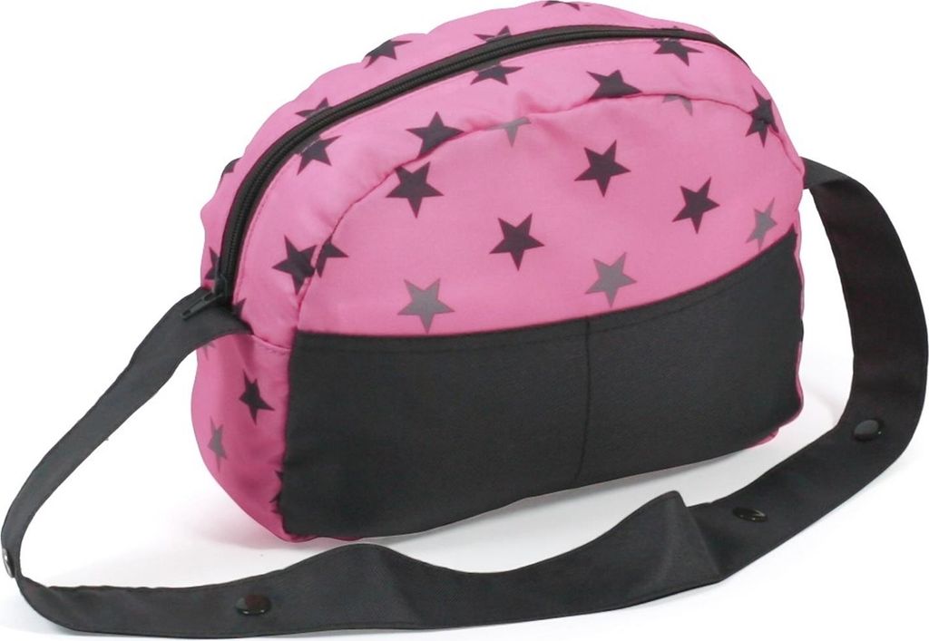 Wickeltasche für Puppen, Sternchen grau Produktbild 