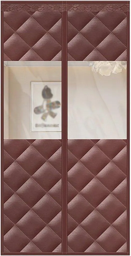 Rideau de porte thermique aimanté pour isoler votre maison du froid